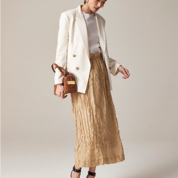 J.Crew Crinkled gathered-waist skirt - Picture 2 of 6